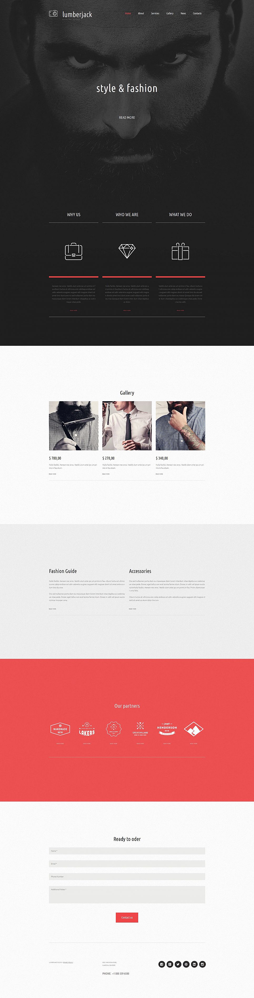 Photographer Portfolio Responsive Moto CMS 3 Template New Screenshots BIG
