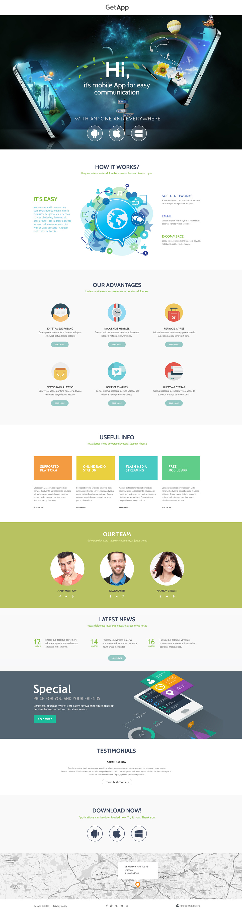 Web Development Responsive Landing Page Template New Screenshots BIG