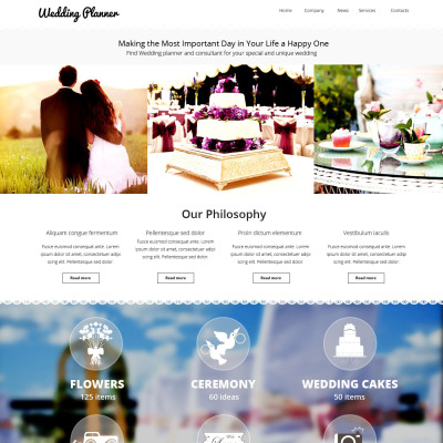 Wedding Planner Website Templates - 77 Best Wedding Event Management Web Themes