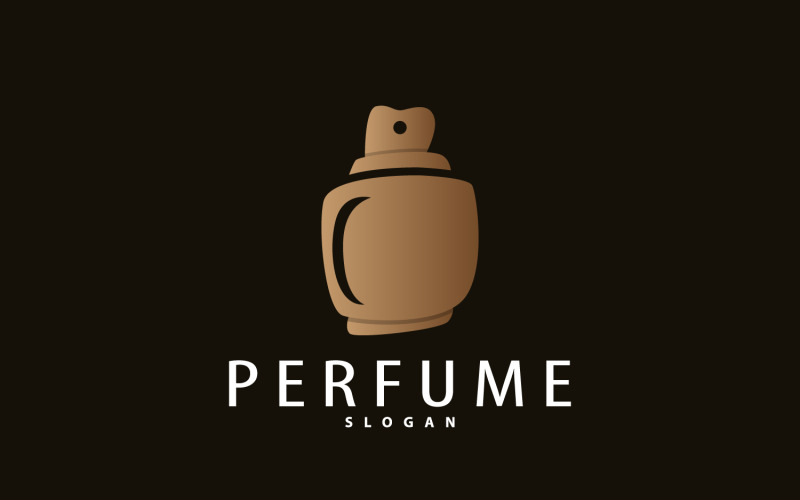 Luxury Cosmetic Spray Bottle Perfume Logo V4 Logo Template