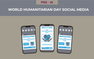 World Humanitarian Day Social Media Template