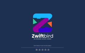 Modern Flat Letter Z Logo Design