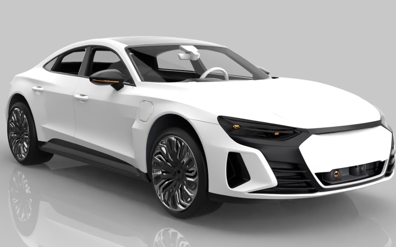 Modern Sedan Car 3D model Model