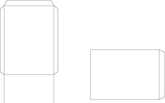 Professional A4 Office Envelope Packaging Template Design