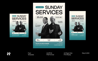 Sunday Church Flyer Template
