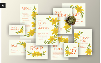 Yellow Floral Wedding Suite