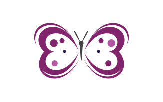 Butterfly Beauty Vector logo icon design template v.31
