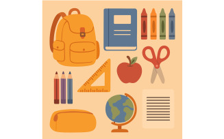 Elements Collection of School Supplies