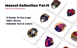 Mascot Collection - Animal & Character Emblems