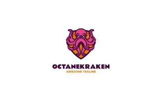 Mascot Kraken Logo Design