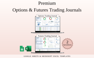 Premium Options and Futures Trading Bundle | Templates Spreadsheet for Google Sheets and Excel