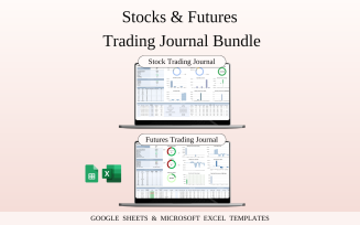 Stocks and Futures Trading Bundle | Templates Spreadsheet for Google Sheets and Excel