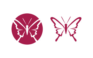 Butterfly Beauty Vector logo icon design template v.30