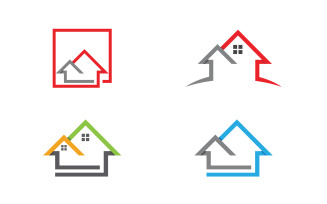 House Property concept icon logo template v.166