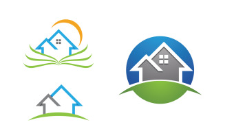 House Property concept icon logo template v.169