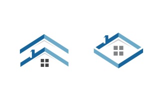 House Property concept icon logo template v.172