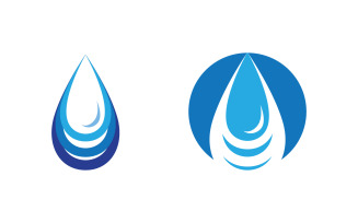 Water wave liquid vector Logo illustration design V1.261