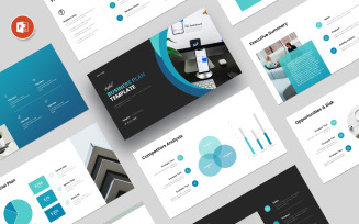 Business Plan Malticolor PowerPoint Presentation Template