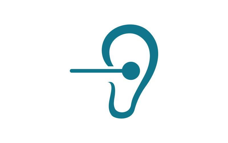 Hearing Healthy illustration Template vector icon design v2.5 Logo Template