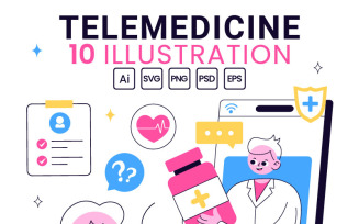 10 Telemedicine Illustration