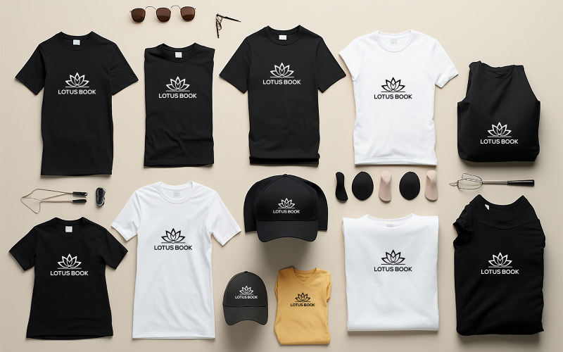 Men's accessories mockup | t-shirt mockup Product Mockup