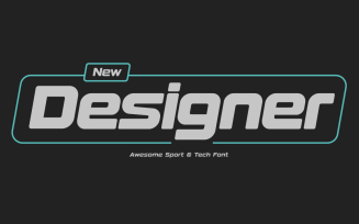 New Designer Headline and Logo Typeface