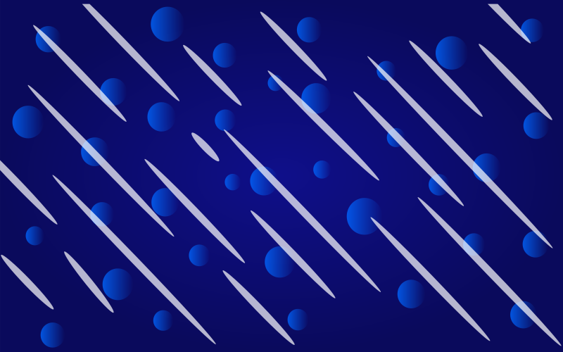Raining Abstract Blue Background Design