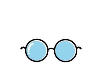 Stylish Light Blue Lens Eyeglasses for Vision and Fashion
