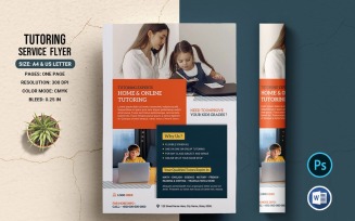 Tutoring Service Flyer Template