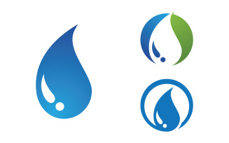 Water wave liquid vector Logo illustration design V1.262