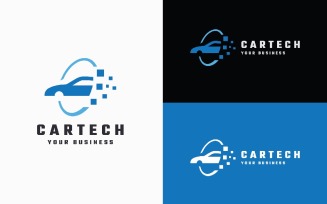 Car Tech - Digital Automotive & Tech Logo