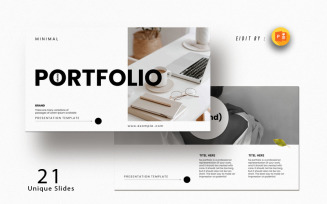 Clean Minimal Portfolio Presentation Templates
