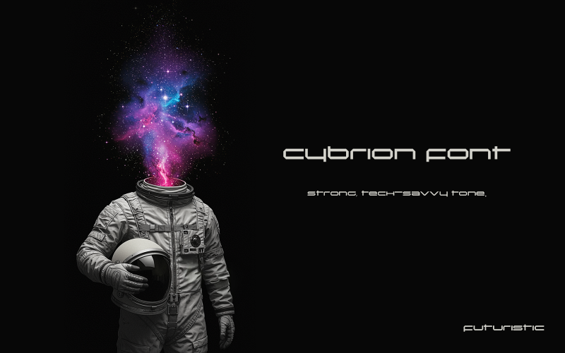 Cybrion font-Regular-0123-25 Font