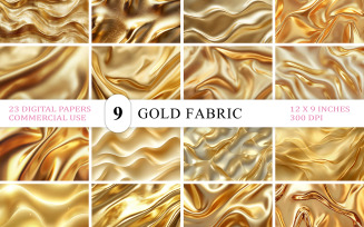 Premium Gold Cloth Texture Bundle | Luxury Gold Fabric Texture Bundle | Golden Draped Fabric