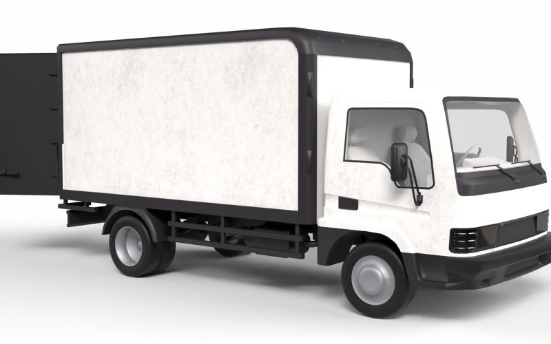 Truck Vehicle Gameready Low-poly 3D model Model