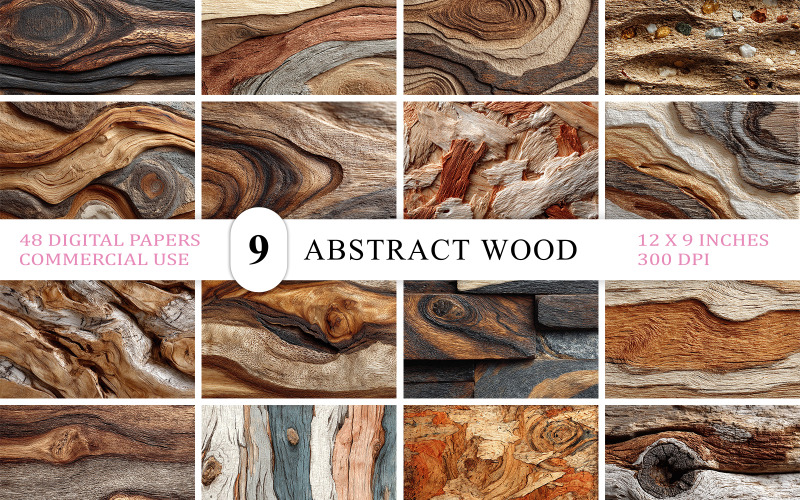 Artistic Wood Texture Background | Abstract Wood Grain Texture | Rustic Abstract Wood Patterns