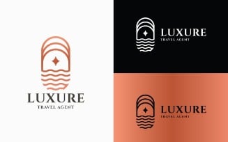 Elegant Coastal Retreat & Travel Logo