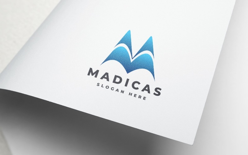 Madicas Abstract M Logo Template