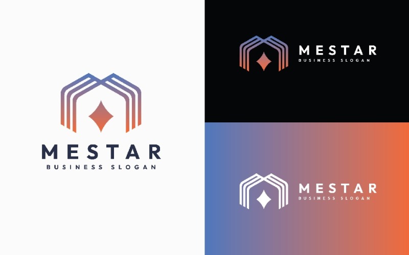 Mestar - Modern Home & Real Estate Logo Logo Template