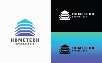 Modern Real Estate & Home Technology Logo