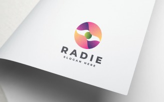 Radie Abstract Circle Logo