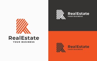 Real Estate - Modern R Letter Logo