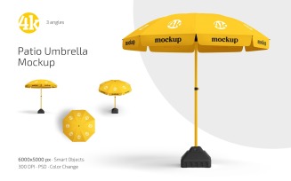 Patio Umbrella Mockup Set