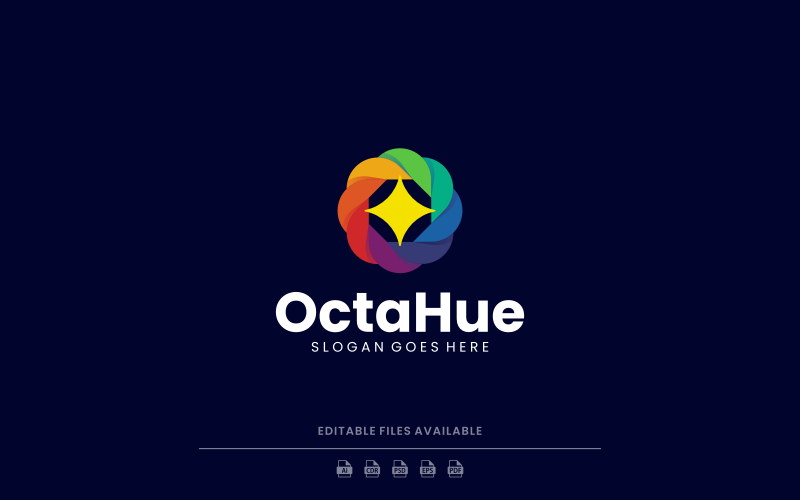 Gradient Modern Abstract Logo Design 512 Logo Template