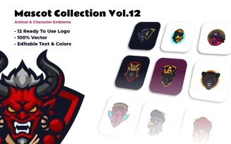 Mascot Collection - Bold Animal & Character Emblems