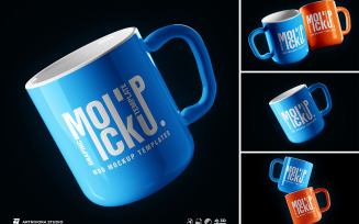 Mug Mockup Sets Design Template