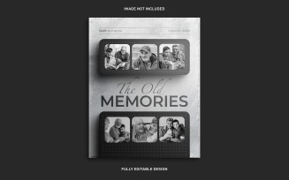 Vintage Memory Social Media Poster