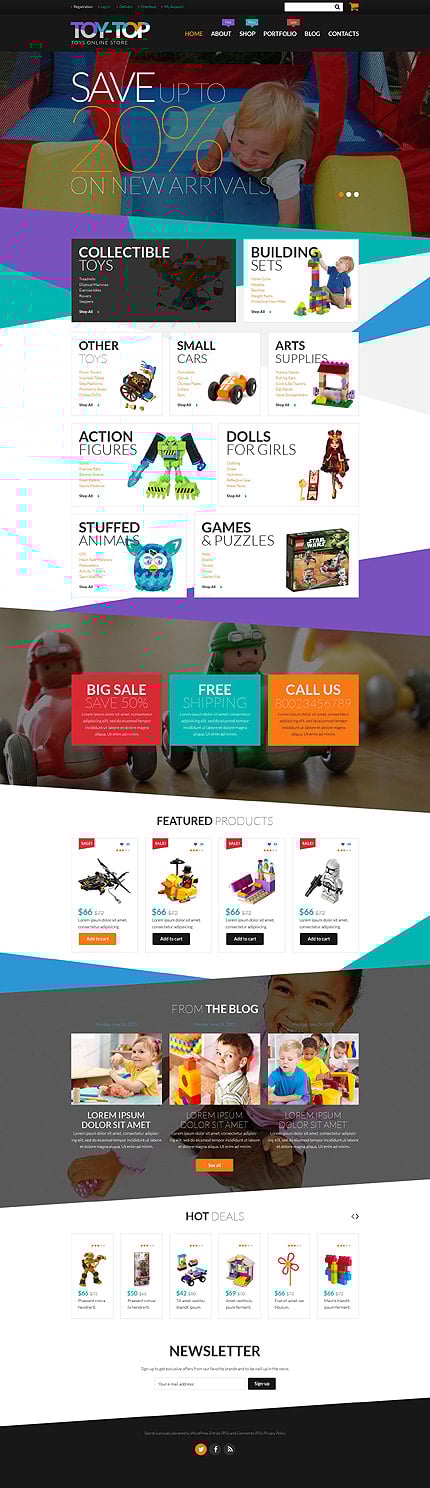 Free Toys Store WooCommerce Theme