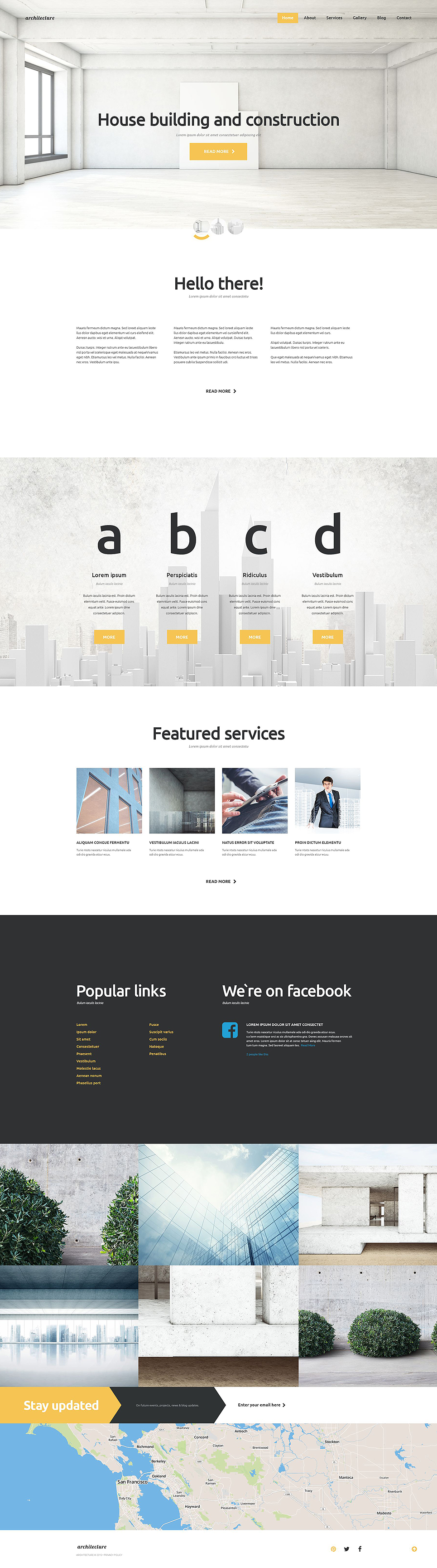 Architecture Joomla Template New Screenshots BIG