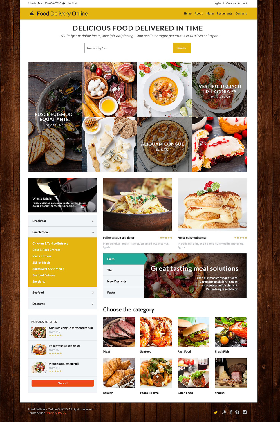 Delivery Services Responsive Website Template New Screenshots BIG